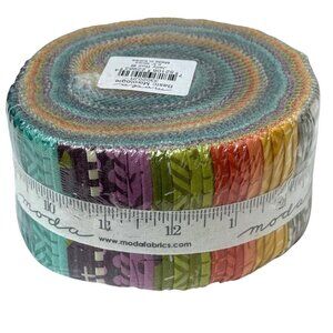 Moda Basic Mixologie Jelly Roll Fabric Strips Quilting Sewing Swatches NWT